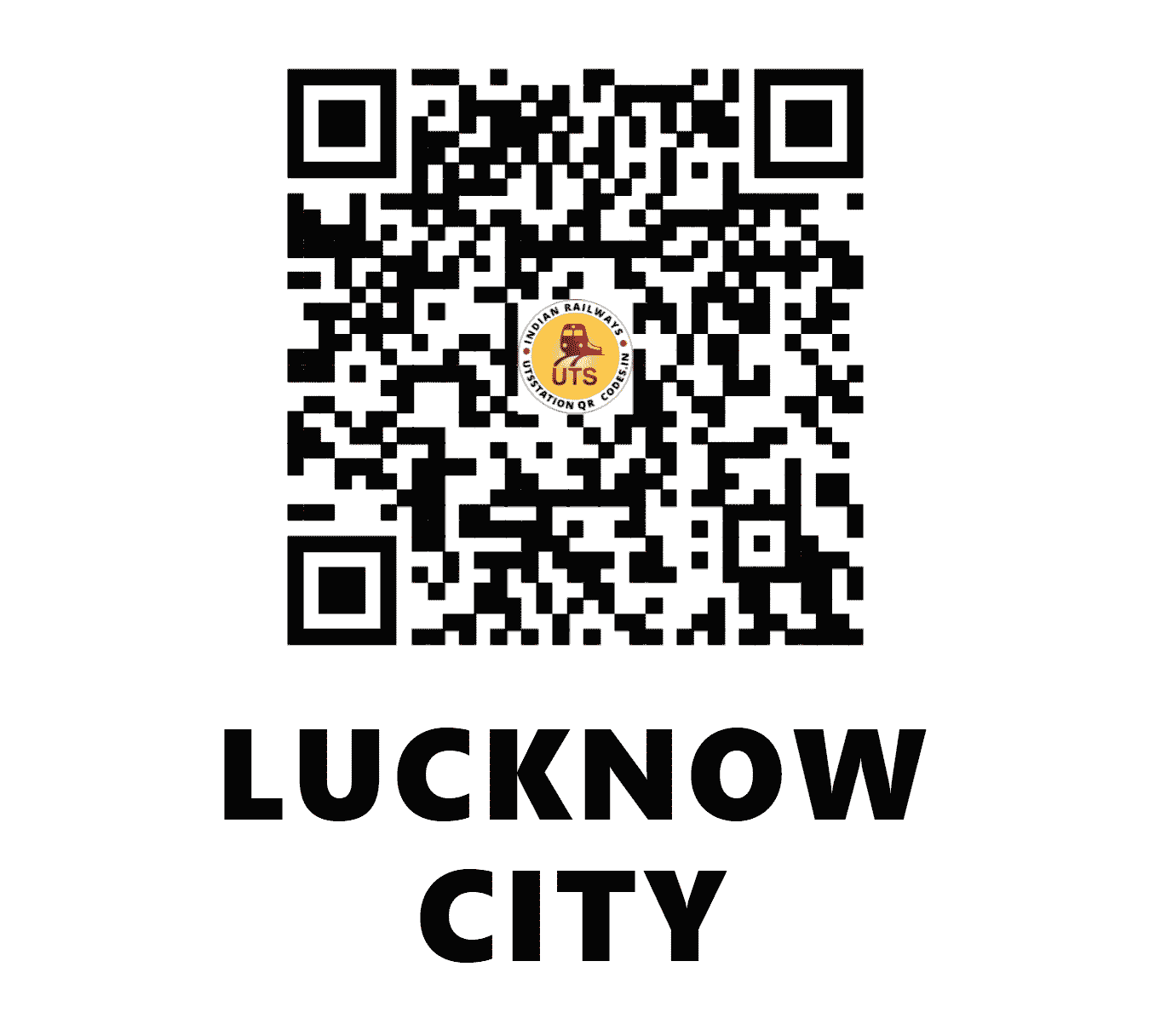 UTS QR Code for LUCKNOW CITY - LC - NE (UTTAR PRADESH)